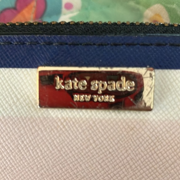 NWOT KATE SPADE Kate Spade Blake Avenue Printed Neda Wallet - Bon bon stripe. - Picture 8 of 8
